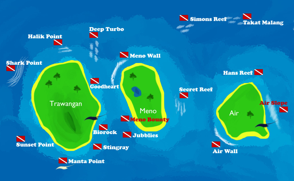 Gili-Islands-Dive-Map