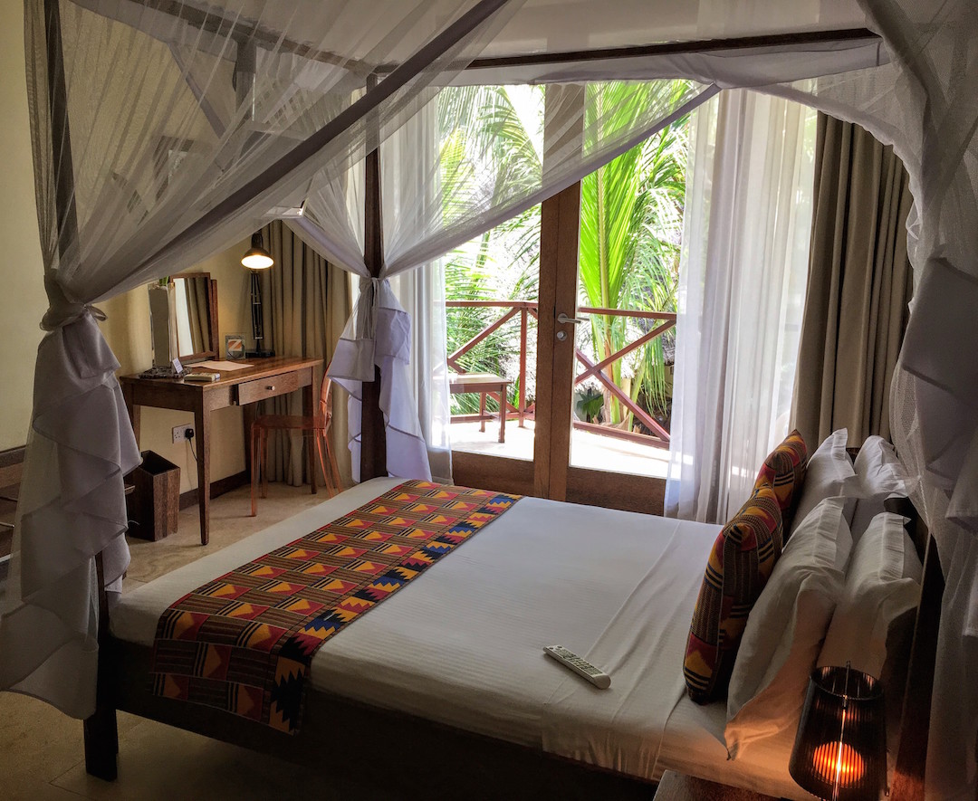 chambre spacieuse du Z Hotel à Zanzibar