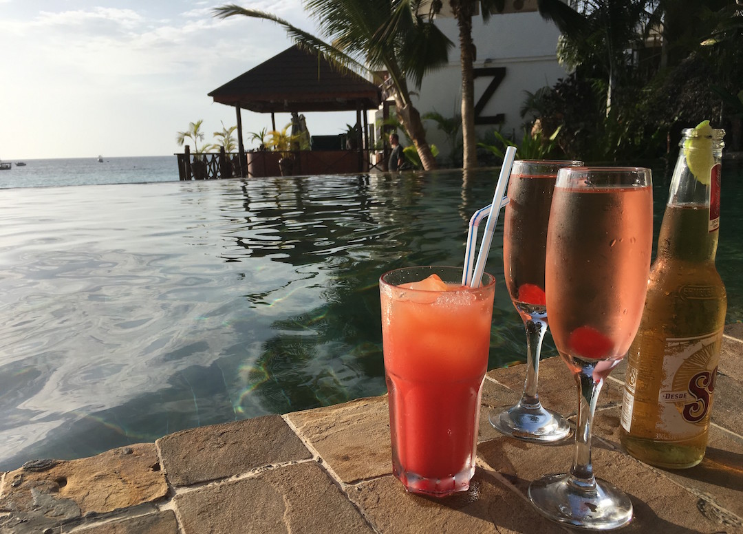 le Z hotel à Zanzibar et ses cocktails
