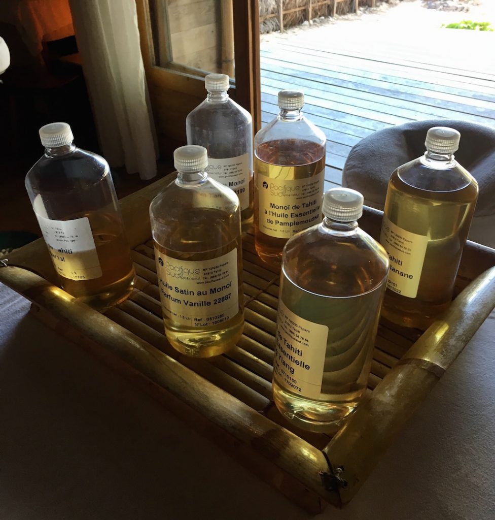 massage à l'huile à Tikehau