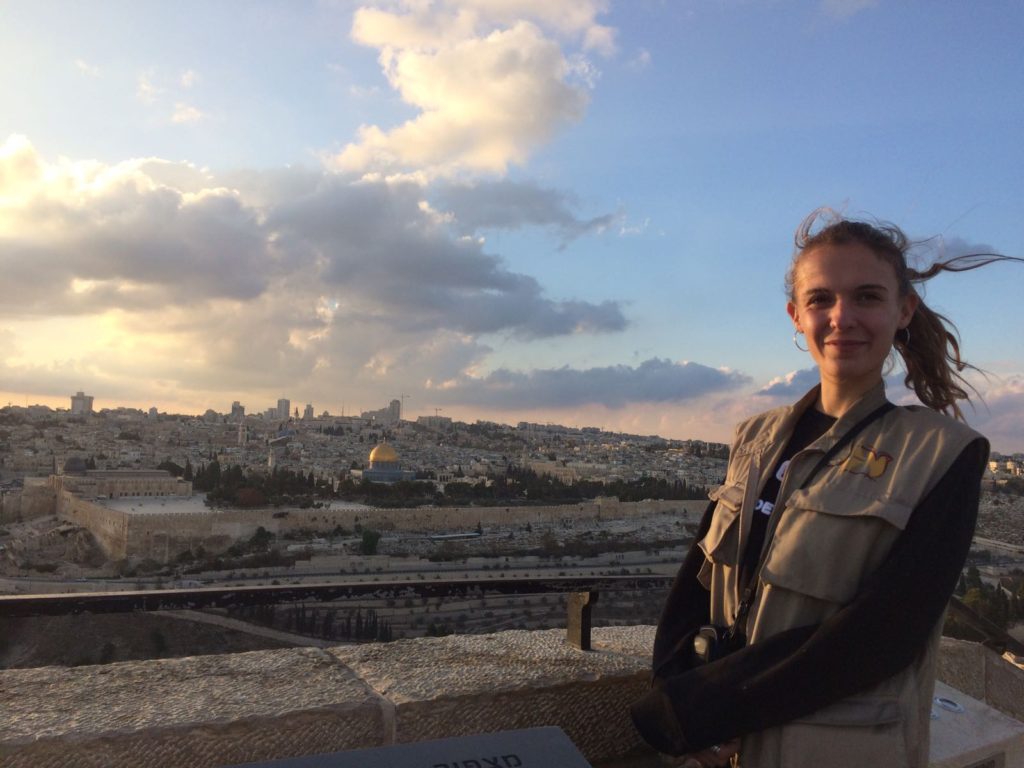 charlotte a été témoin de paix en israel et palestine